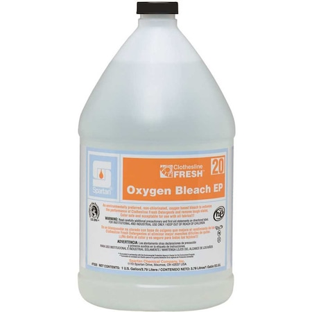 Spartan Chemical Clothesline Fresh 1 Gallon Oxygen Bleach EP 702004